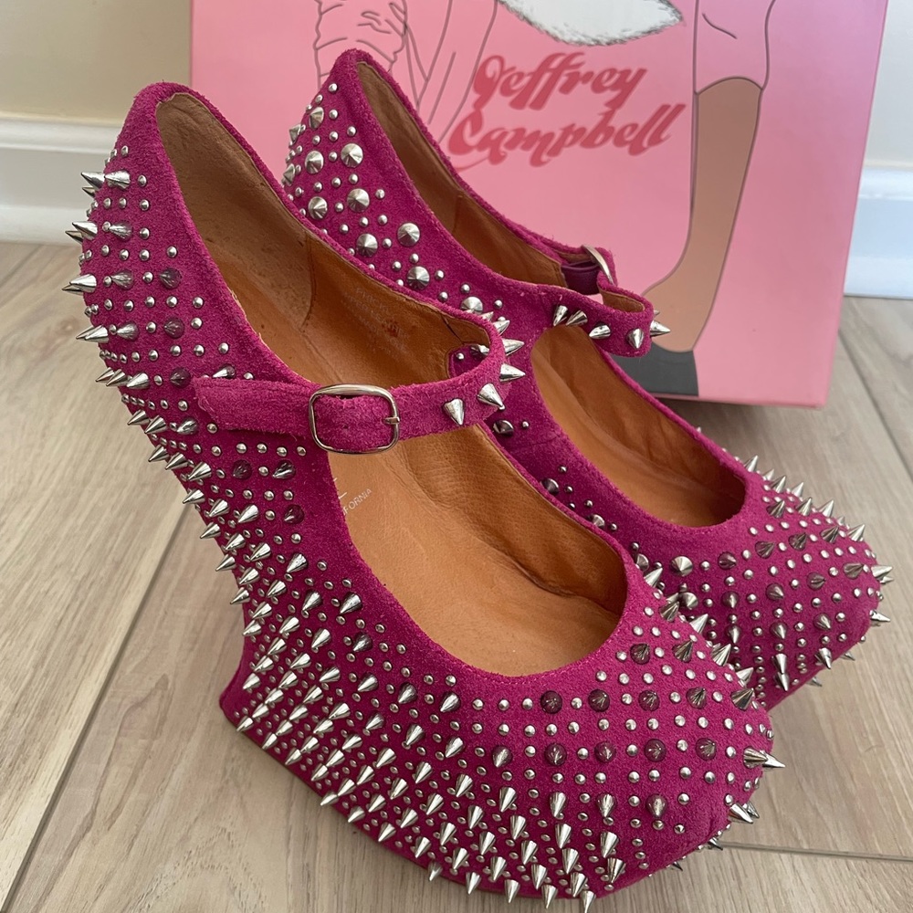 Jeffrey Campbell Spike Wedge Shoes